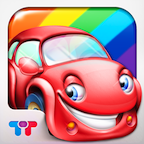 Rainbow Cars - Kids Learn COLORS through Fun Games