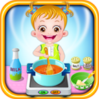Baby Hazel In Kitchen
