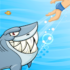Wild Shark Attack Chase