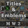 MW2 Titles