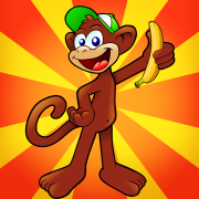 super monkey kong run jump in forest adventure