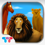 Animals Zoo - Interactive Flash Cards - Jungle Wild Life Farm Pets Animal Sounds Kids Learning Game HD