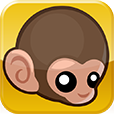 Baby Monkey (going backwards on a pig)