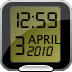 Dock Clock - with weather & moon phases.